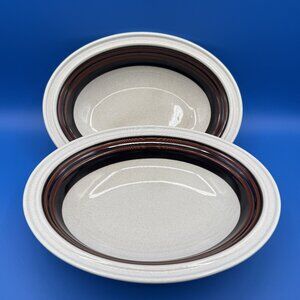 Vintage Royal Doulton Lambethware Bistro Bowls, Like New, Set of 2, 1035 Pattern